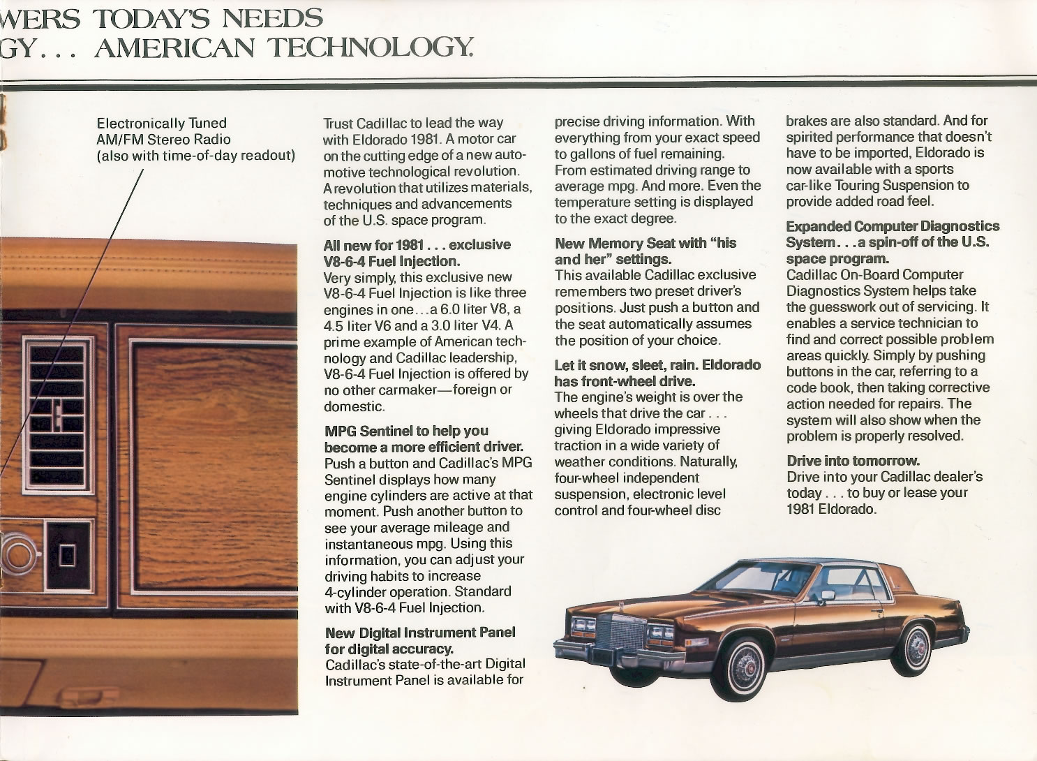 1981 Cadillac Brochure Page 10